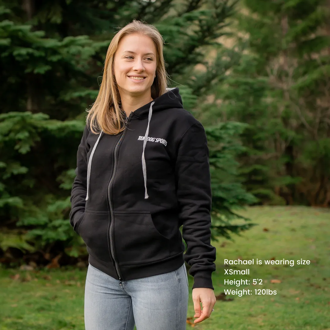 Ruffdog CLASSIC Black Sweatjacket SAVE 70% XS only