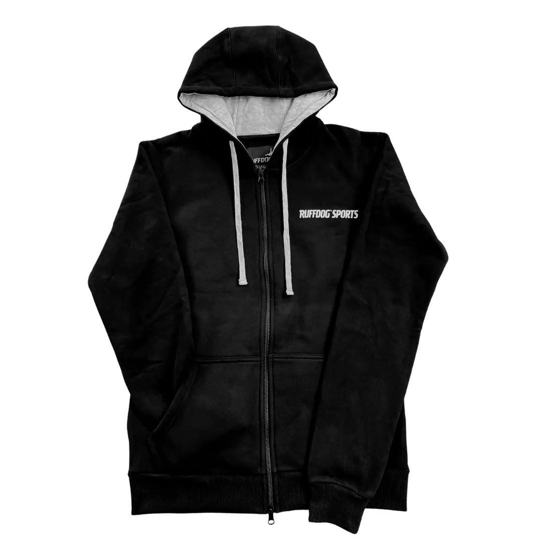 Ruffdog CLASSIC Black Sweatjacket SAVE 70% XS only