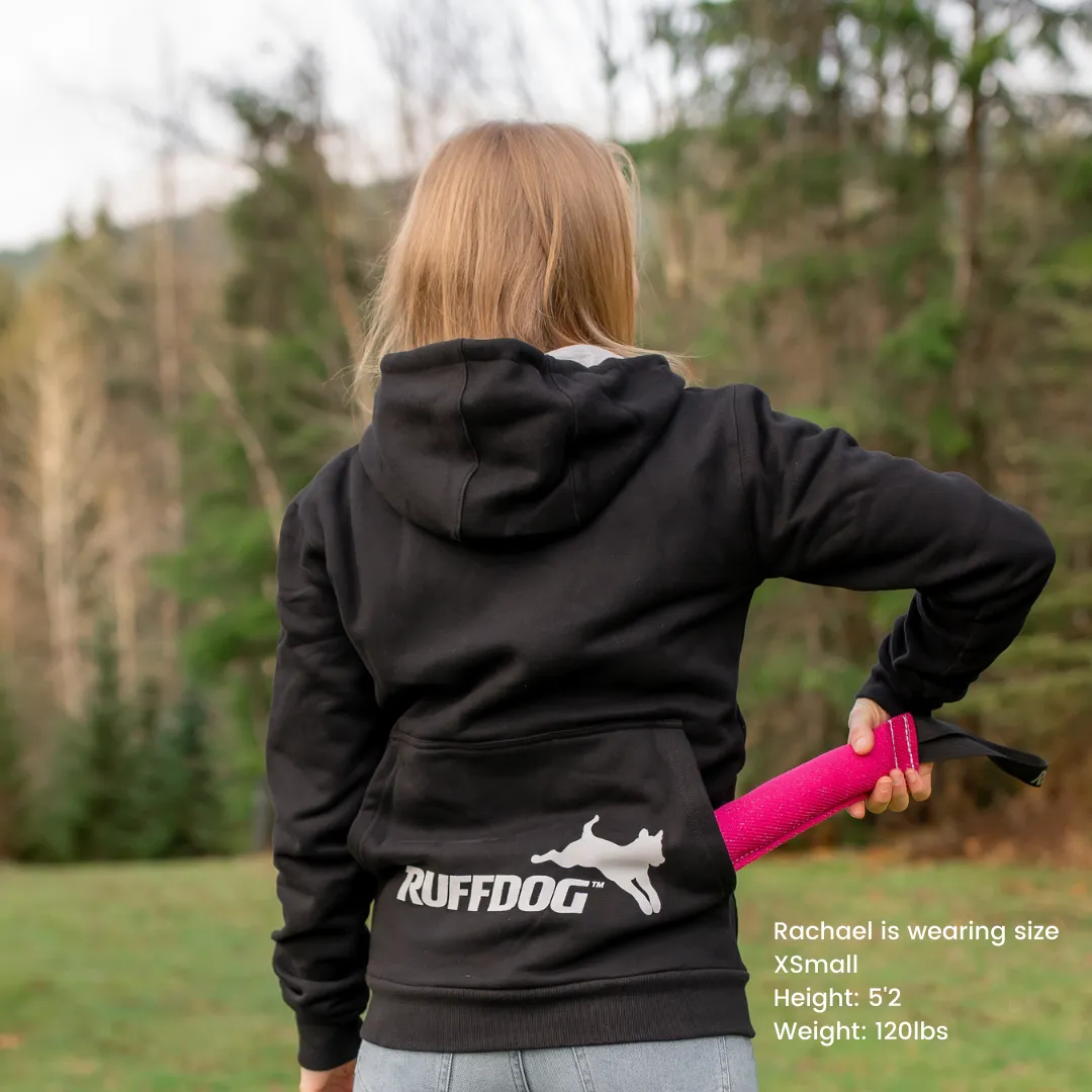 Ruffdog CLASSIC Black Sweatjacket SAVE 70% XS only