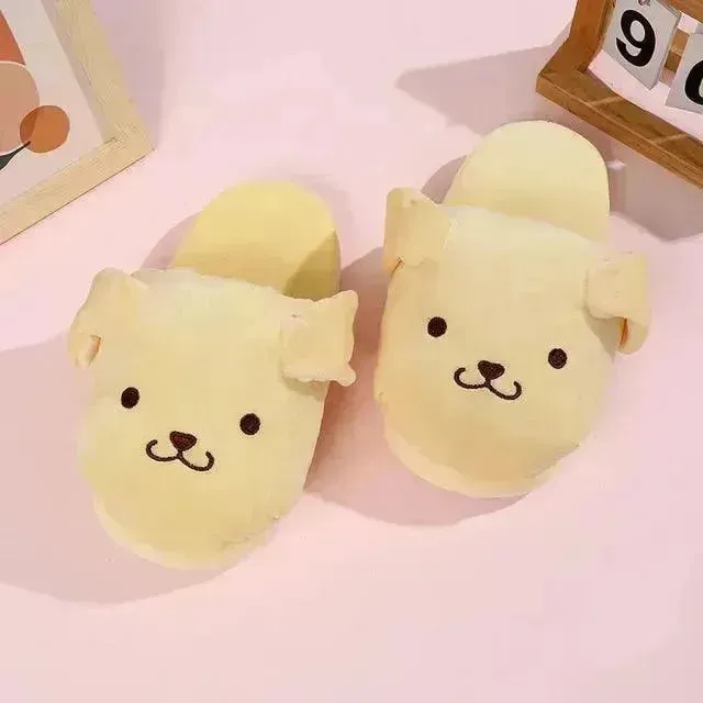 Sanrio Kuromi Cinnamoroll Plush Indoor Slippers
