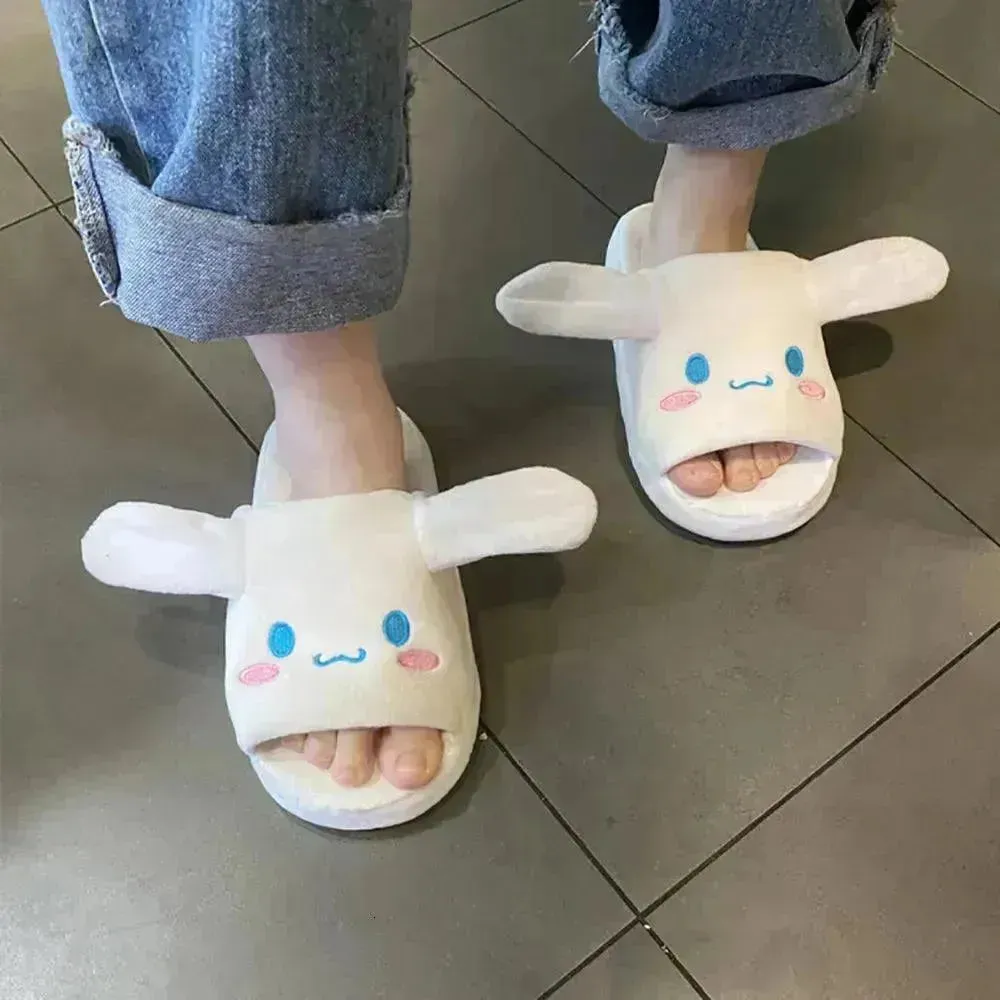 Sanrio Kuromi Cinnamoroll Plush Indoor Slippers