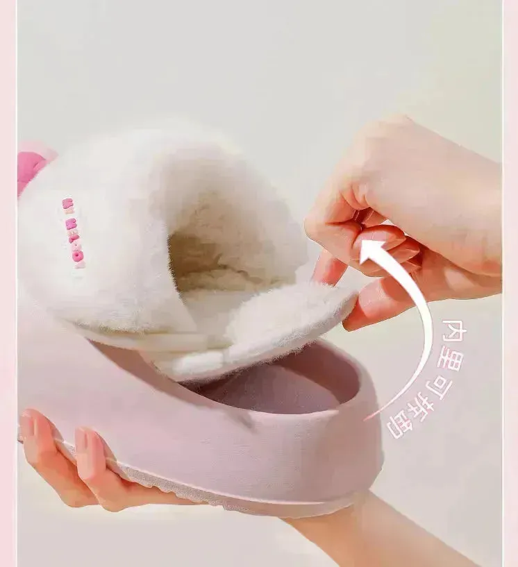 Sanrio Plush Thick-soled Slippers