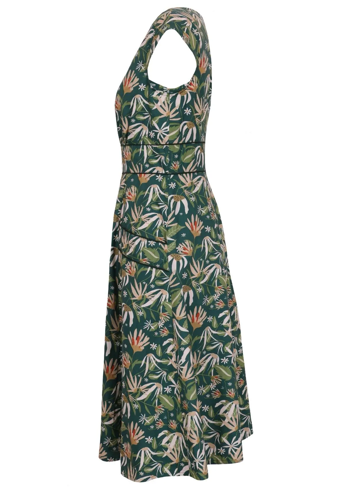 Scarlett Dress Flannel Flower