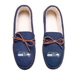 SEATTLE SEAHAWKS MOCCASIN SLIPPERS