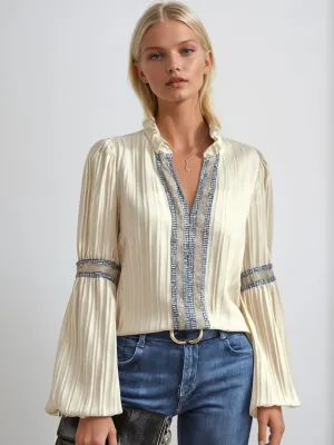 Sienna™ | Boho Lantern Sleeve Blouse