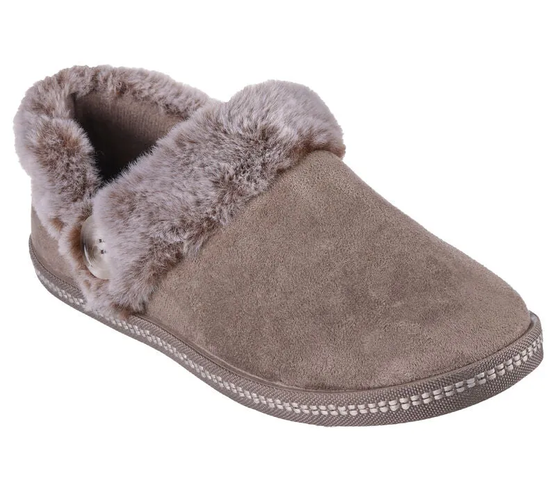 Skechers Womens Slipper Cozy Campfire Fresh Toast Dark Taupe