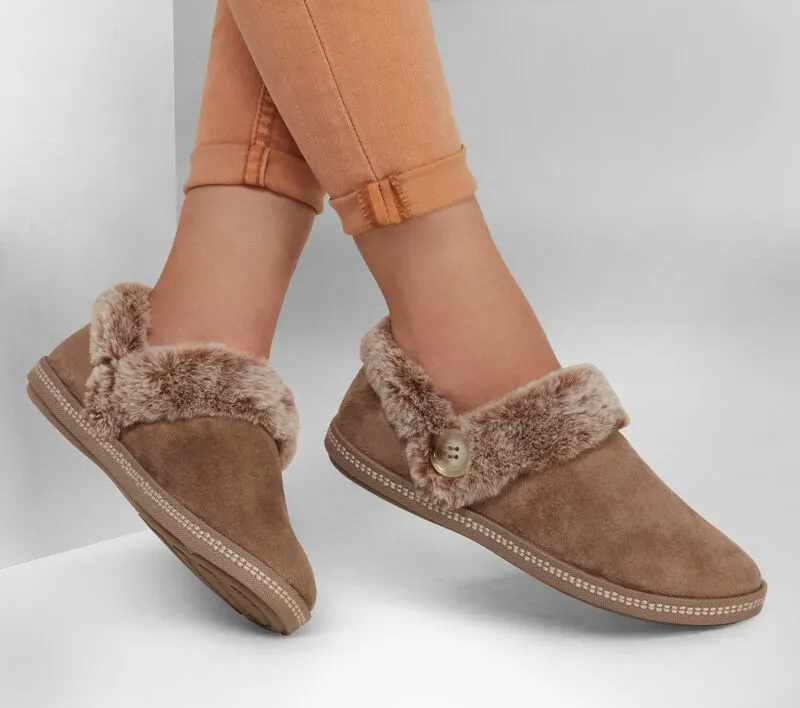 Skechers Womens Slipper Cozy Campfire Fresh Toast Dark Taupe