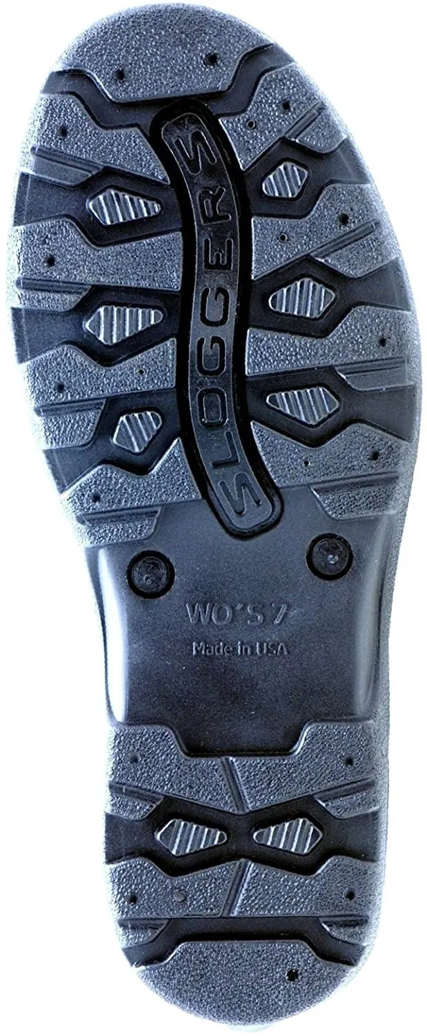 Sloggers Women's Waterproof Rain and Garden Shoe with Comfort Insole, Purple Paw Print, Size 7, Style 5114QP07