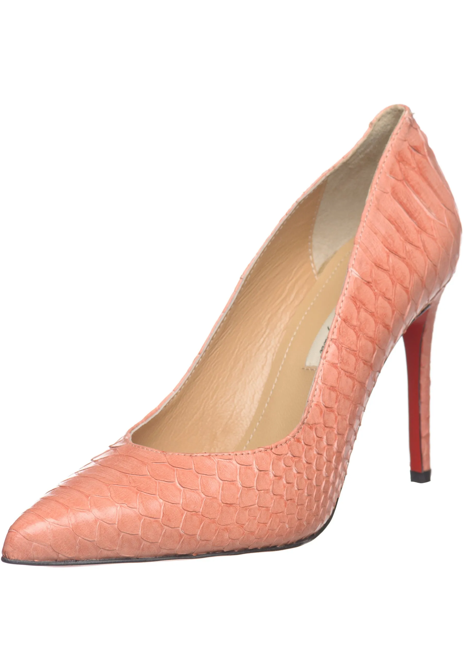 Snake Leather Stiletto Pumps