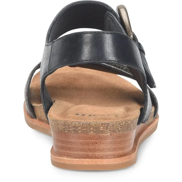 Sofft Women's Peggie Sandal - Black/Dark Pewter
