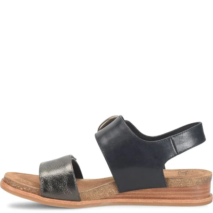 Sofft Women's Peggie Sandal - Black/Dark Pewter