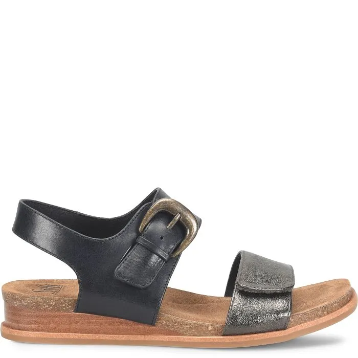 Sofft Women's Peggie Sandal - Black/Dark Pewter