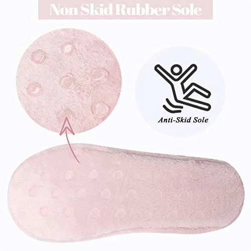Soft Sole Warm Women’s Slipper Socks Non-slip Grippers, Winter House Bedroom Slippers