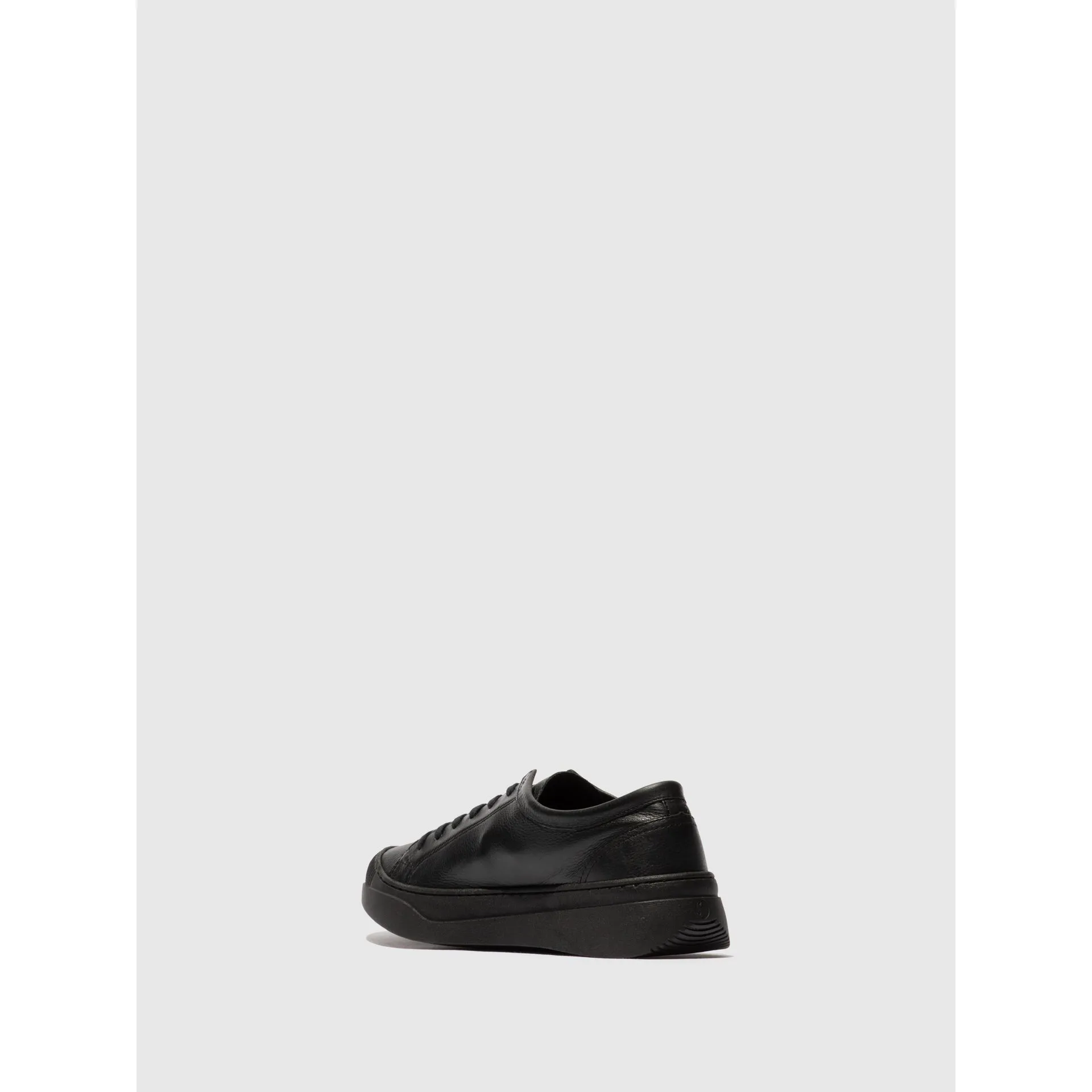 Softinos APUR771SOF Ladies Black Lace Up Trainers