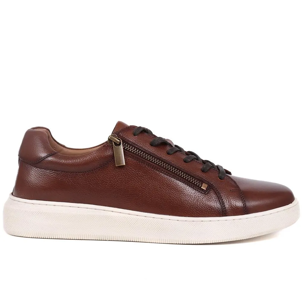 Spenser Leather Trainers - SPENSER / 325 110