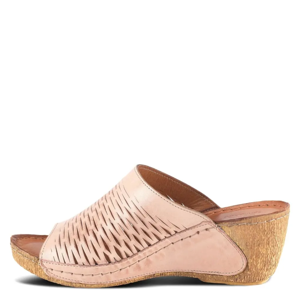 Spring Step Shoes Cunacena Leather Slide Sandal