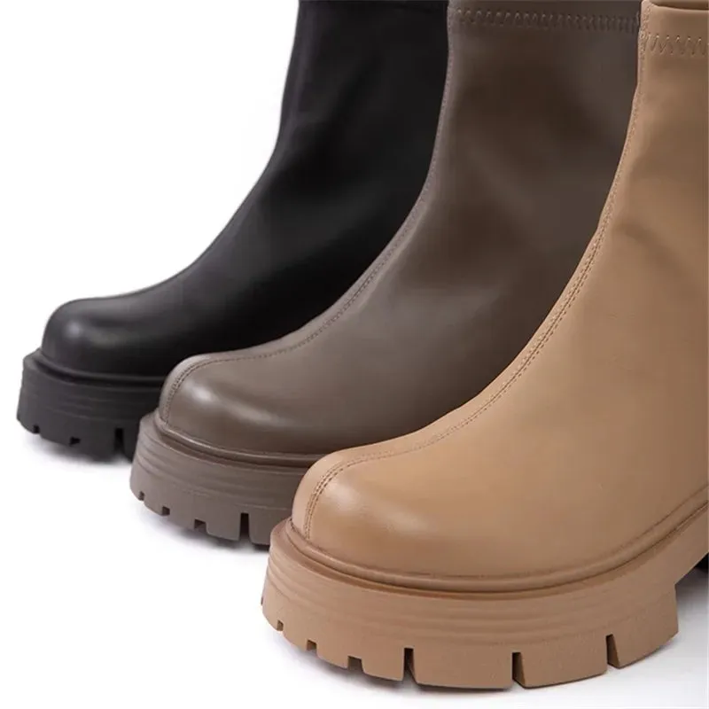 Stacy Platform Boots
