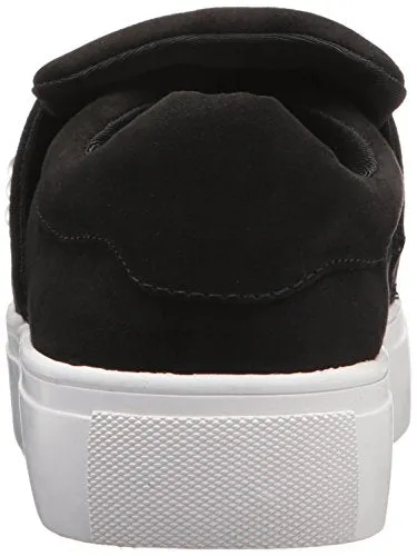STEVEN by Steve Madden Women's Deylin Sneaker, Black, 7.5 Medium US