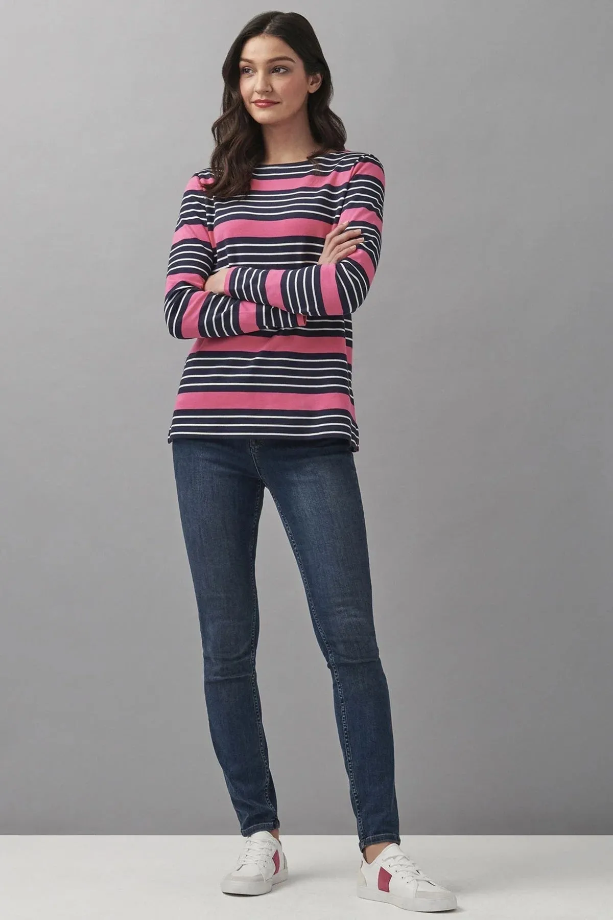 Striped Jersey Top