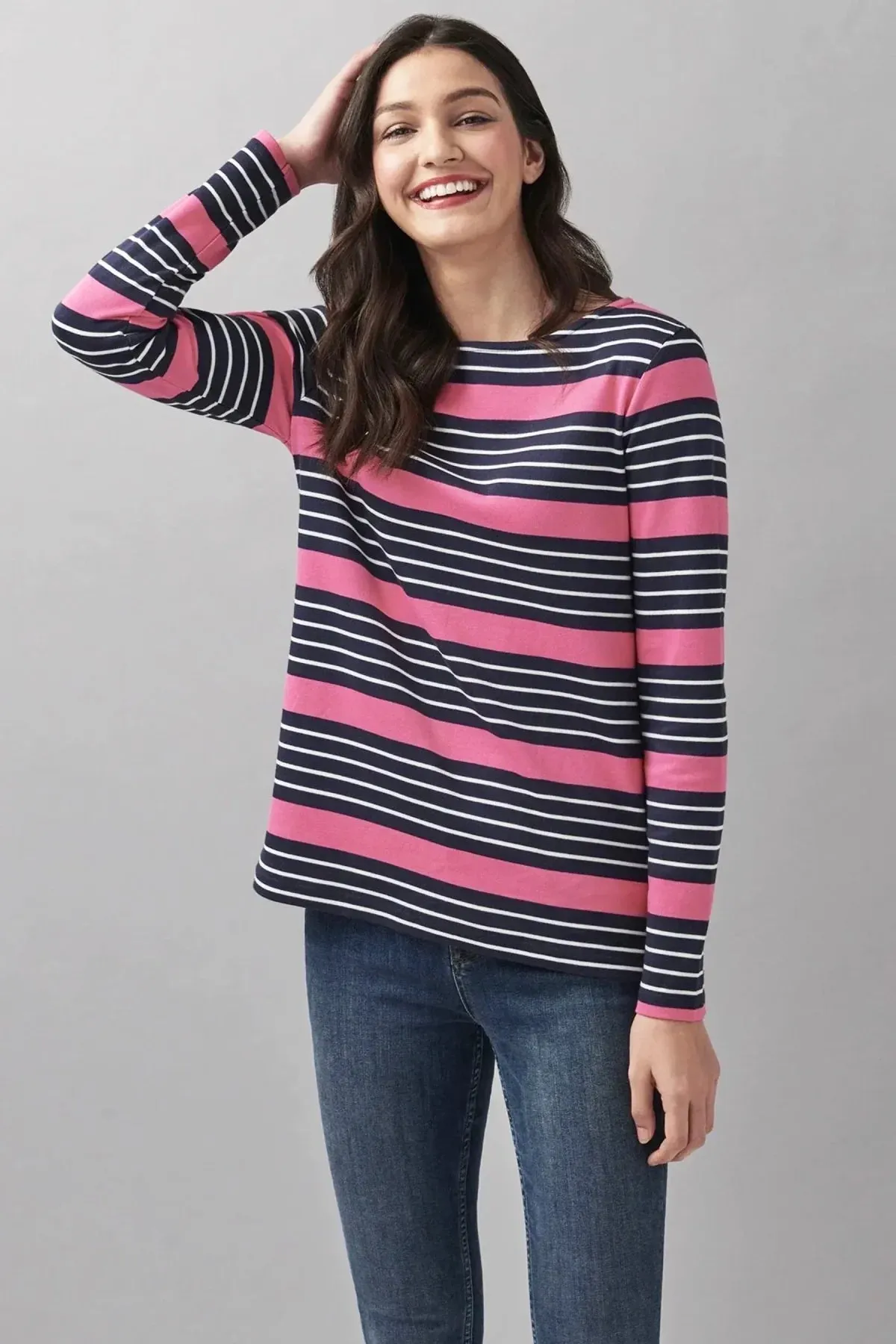 Striped Jersey Top