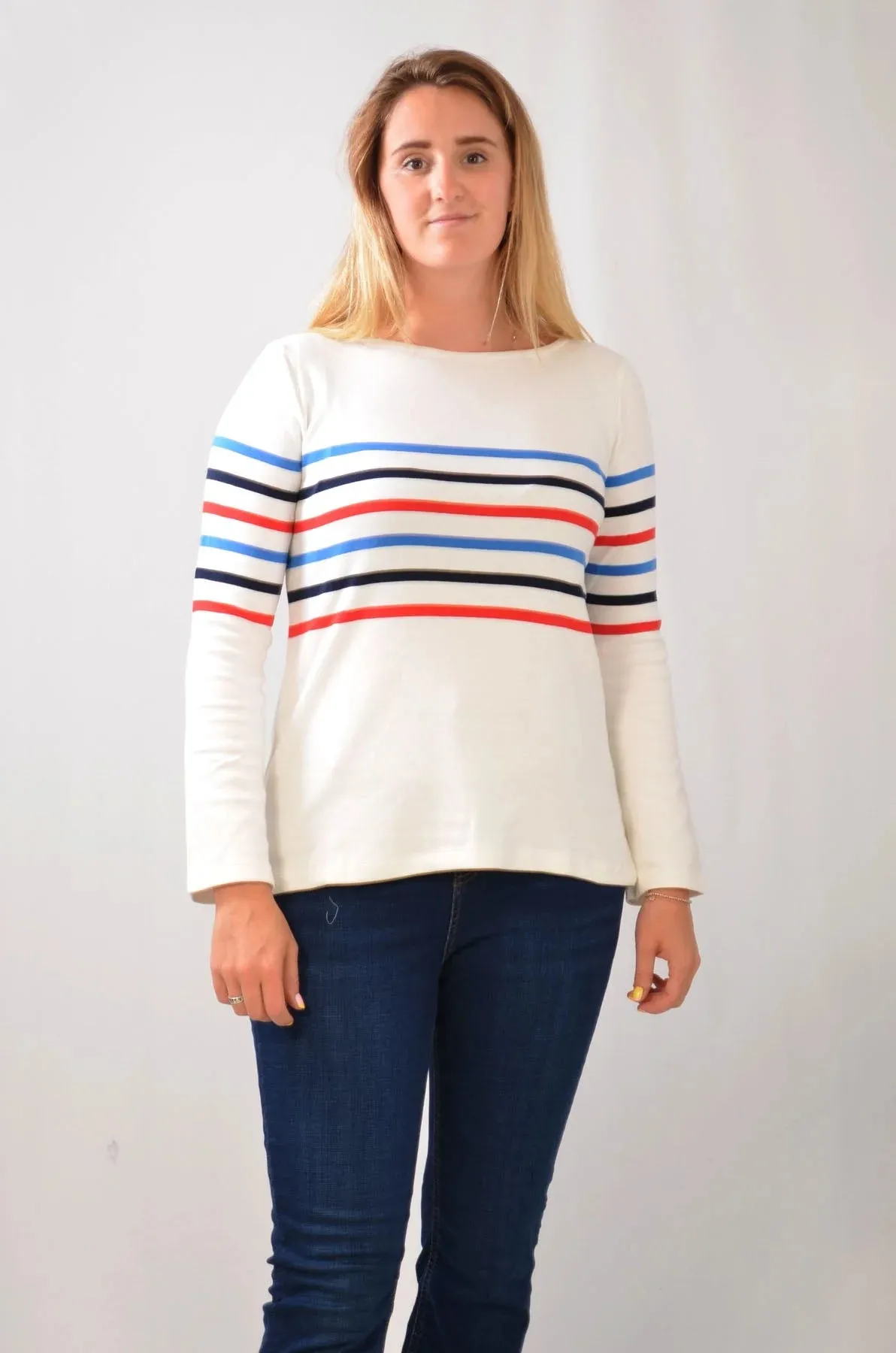 Striped Jersey Top