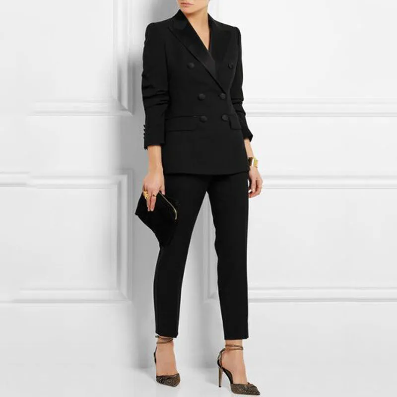 Summer Black Leather Buckle Rhinestone Pumps