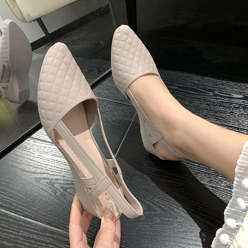 Summer Casual Solid Color Outdoor Sandals