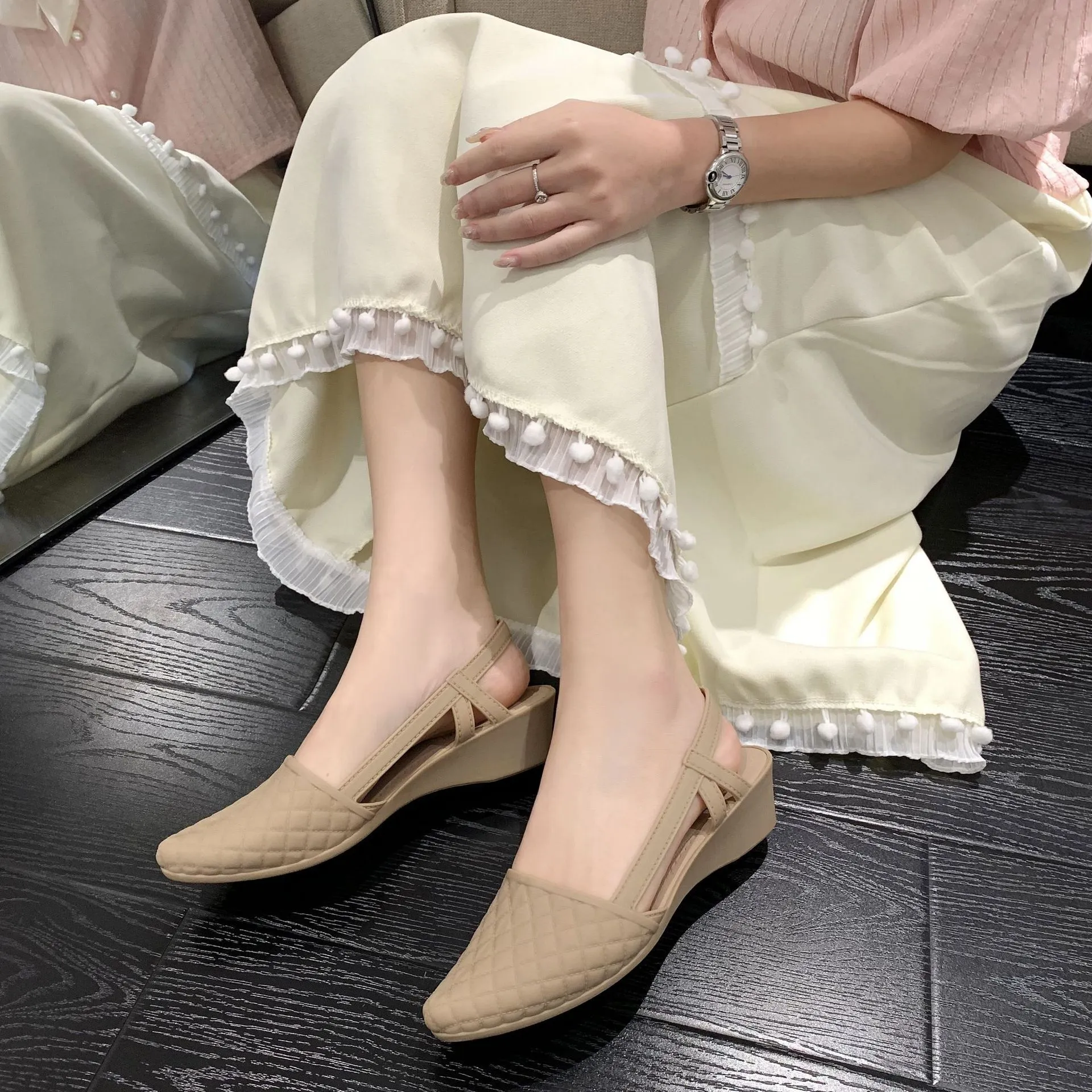 Summer Casual Solid Color Outdoor Sandals
