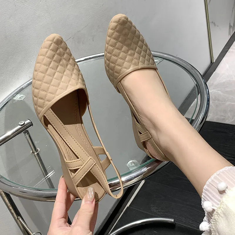 Summer Casual Solid Color Outdoor Sandals