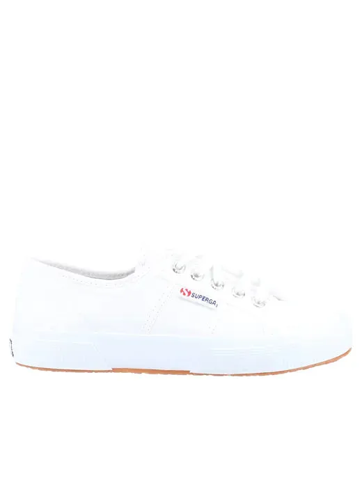 Superga Women's 2750 Tumbled Leather Classic Sneakers White