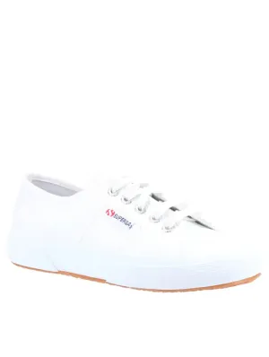 Superga Women's 2750 Tumbled Leather Classic Sneakers White