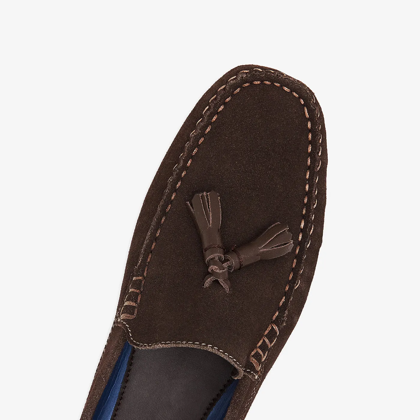 Tassled Leather Loafers for Men