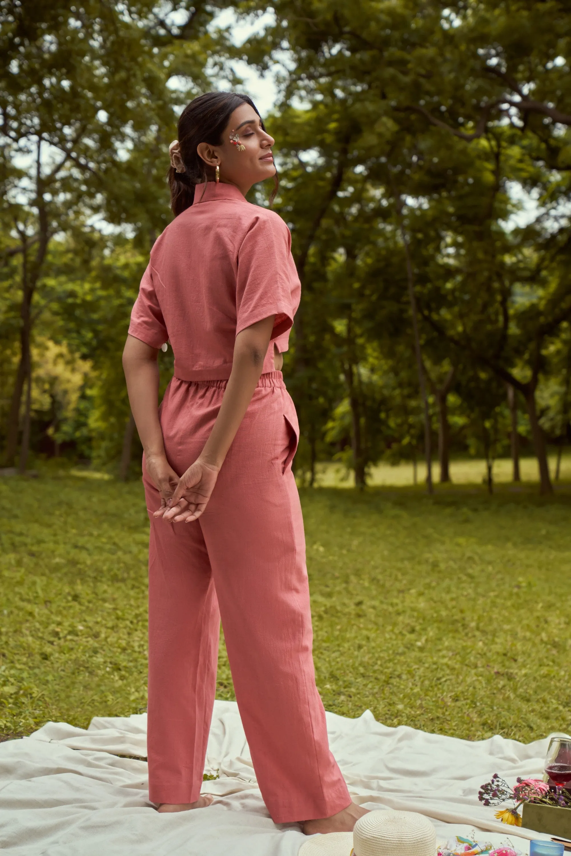 The Conscious Closet Blooming Ruffino Trousers