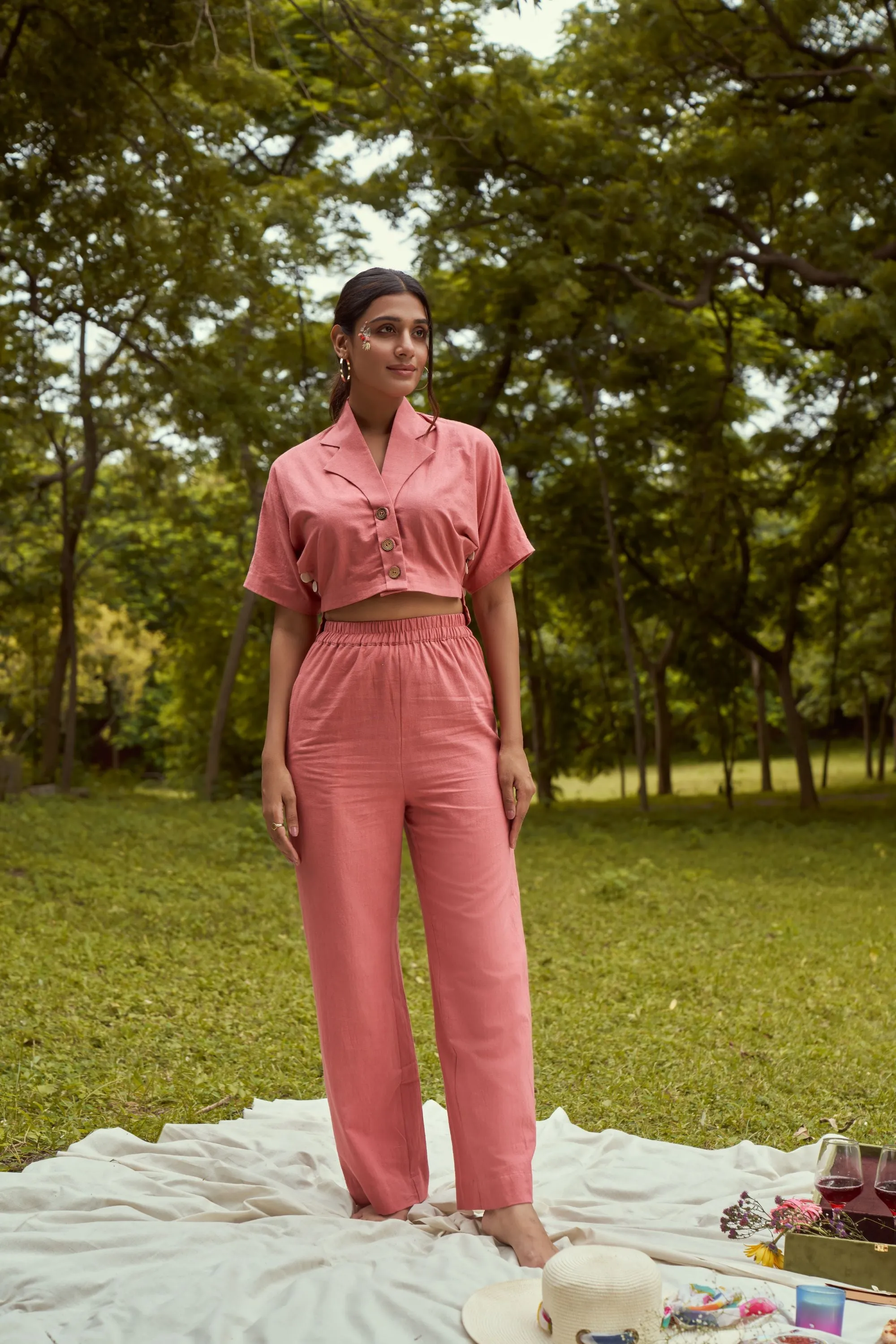 The Conscious Closet Blooming Ruffino Trousers