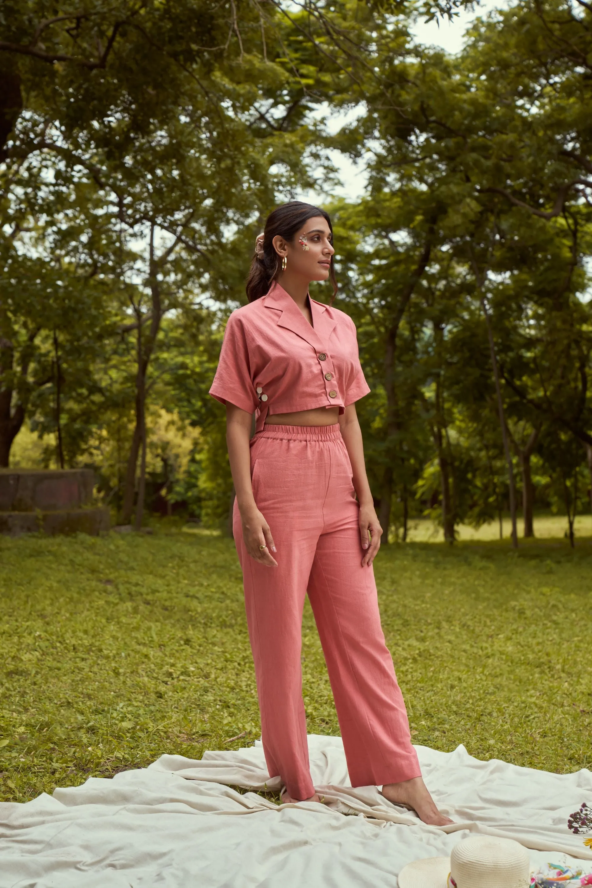 The Conscious Closet Blooming Ruffino Trousers