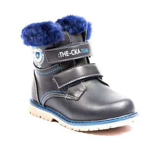 Toddler Boys Warm Winter Genuine Sheep Wool Waterproof Boots Toddler 6.5