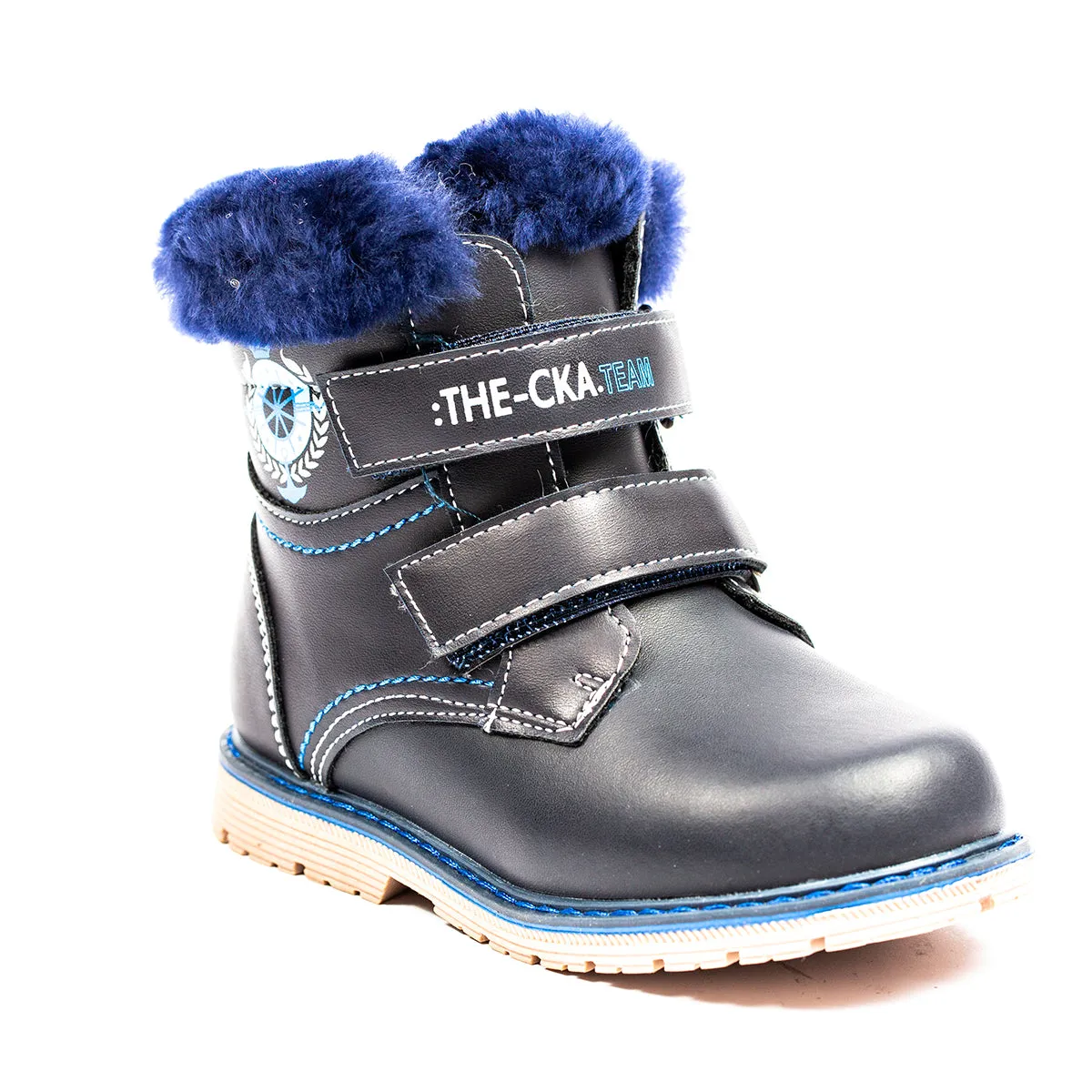 Toddler Boys Warm Winter Genuine Sheep Wool Waterproof Boots Toddler 6.5