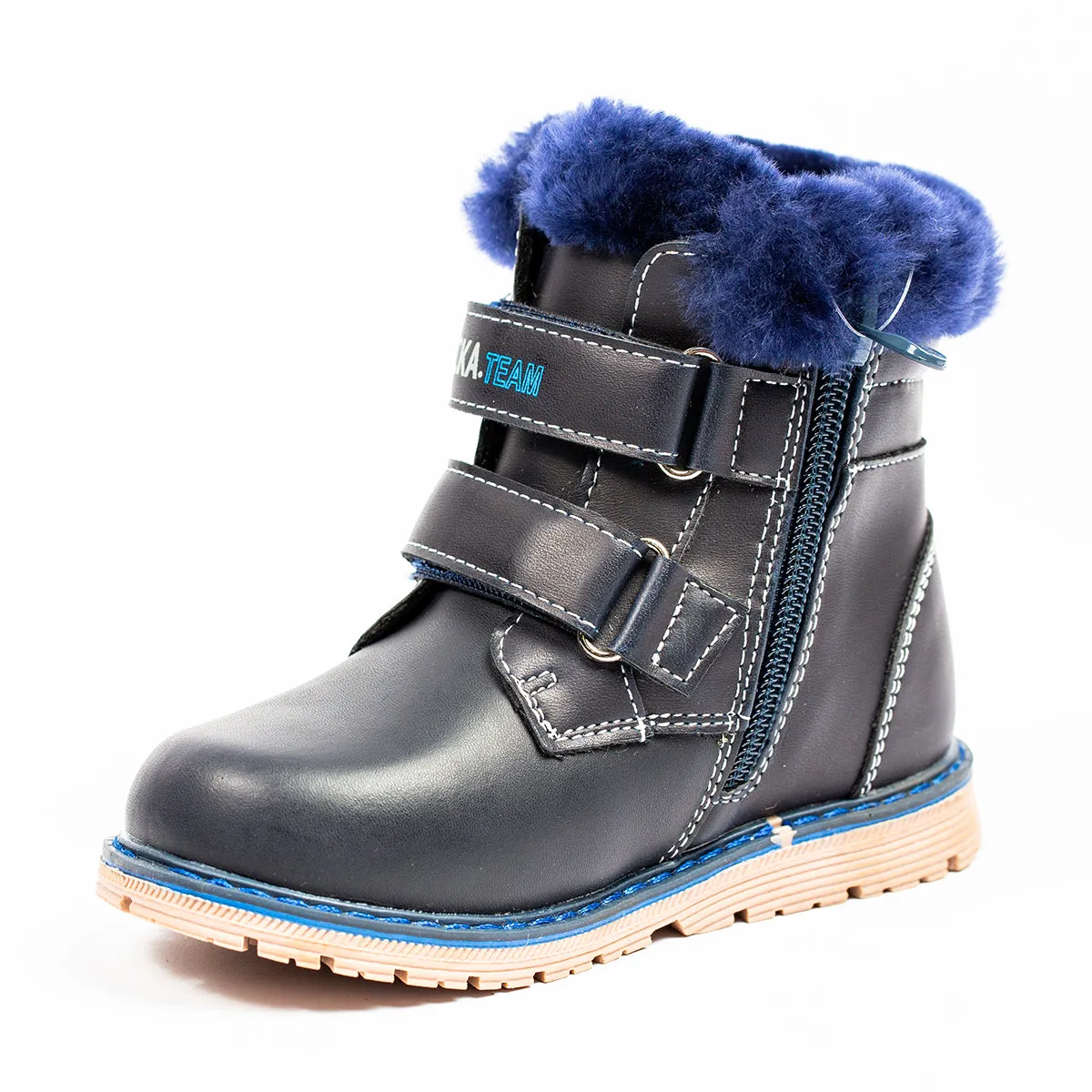 Toddler Boys Warm Winter Genuine Sheep Wool Waterproof Boots Toddler 6.5