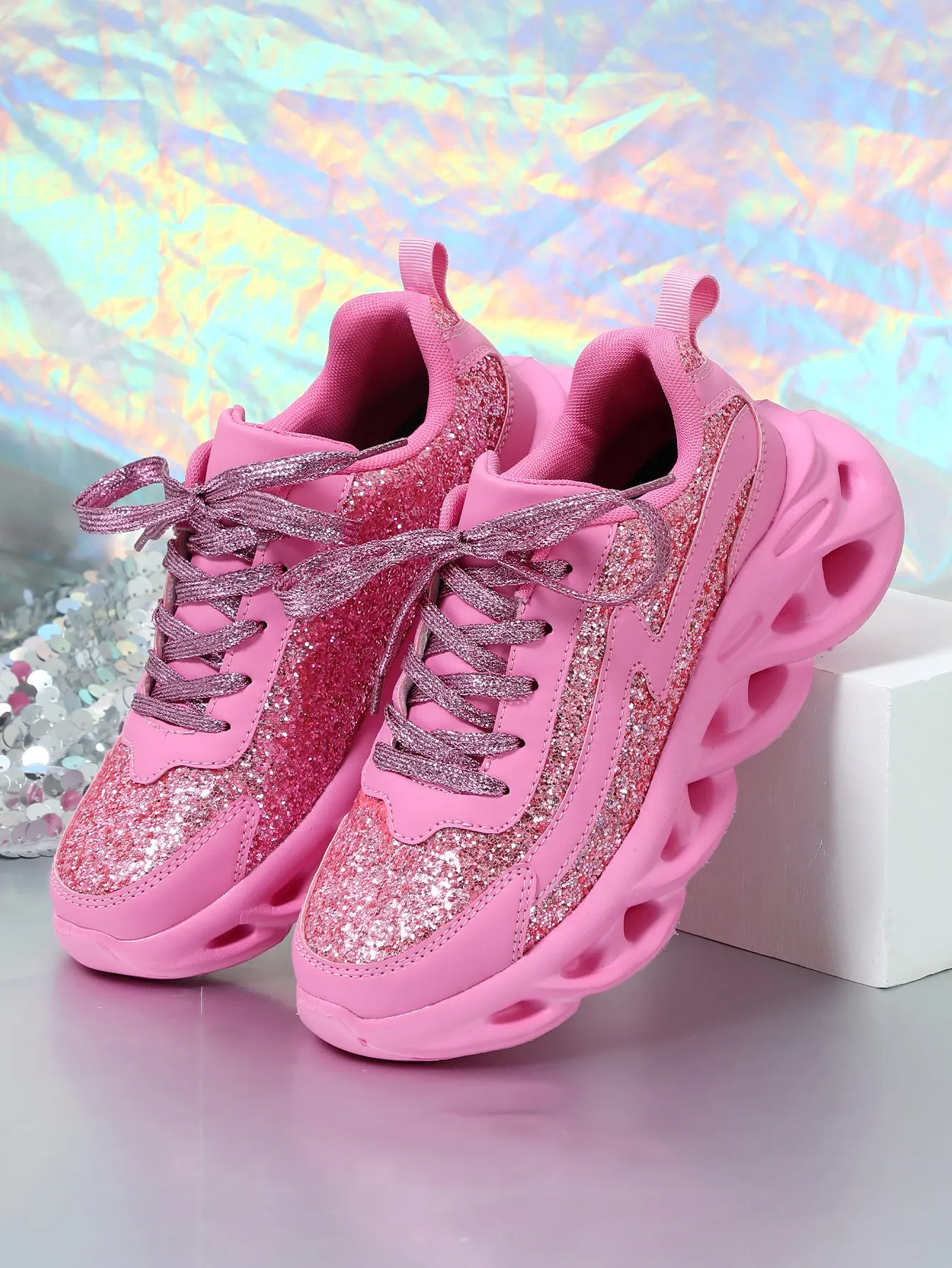 Trendy Glitter Sneakers