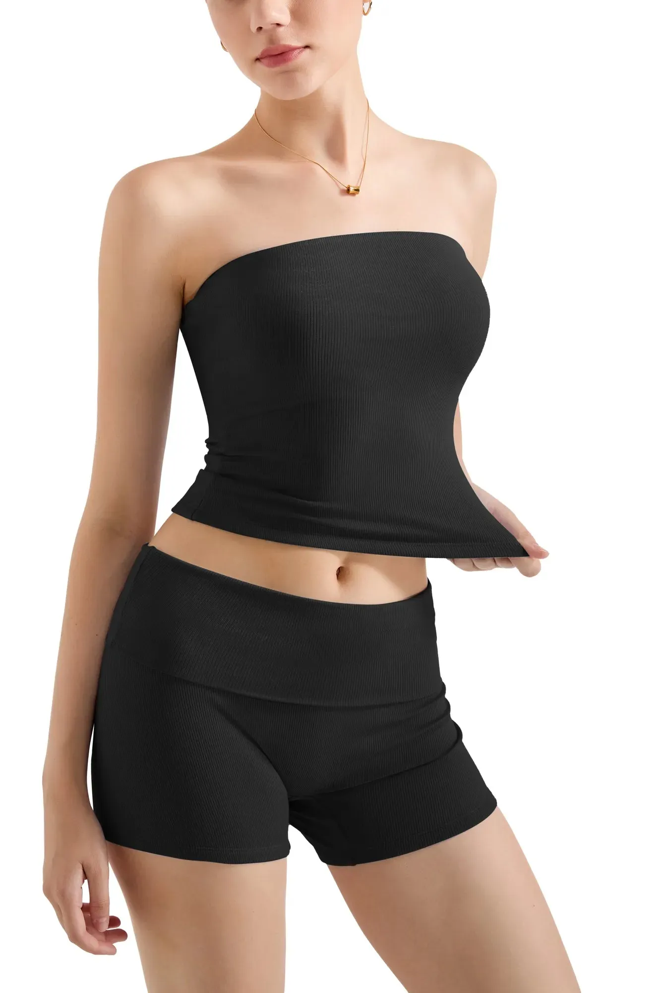Tube Top Workout Lounge Set