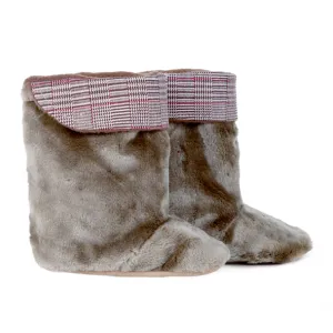 Unisex - Taupe Fur Tartan