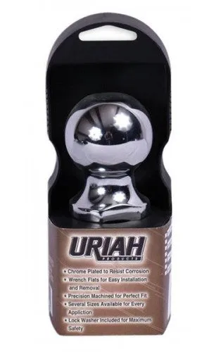 URIAH PRODUCTS UT187575 TRAILER BALL 1 7/8"X3/4" CHROME 2000#