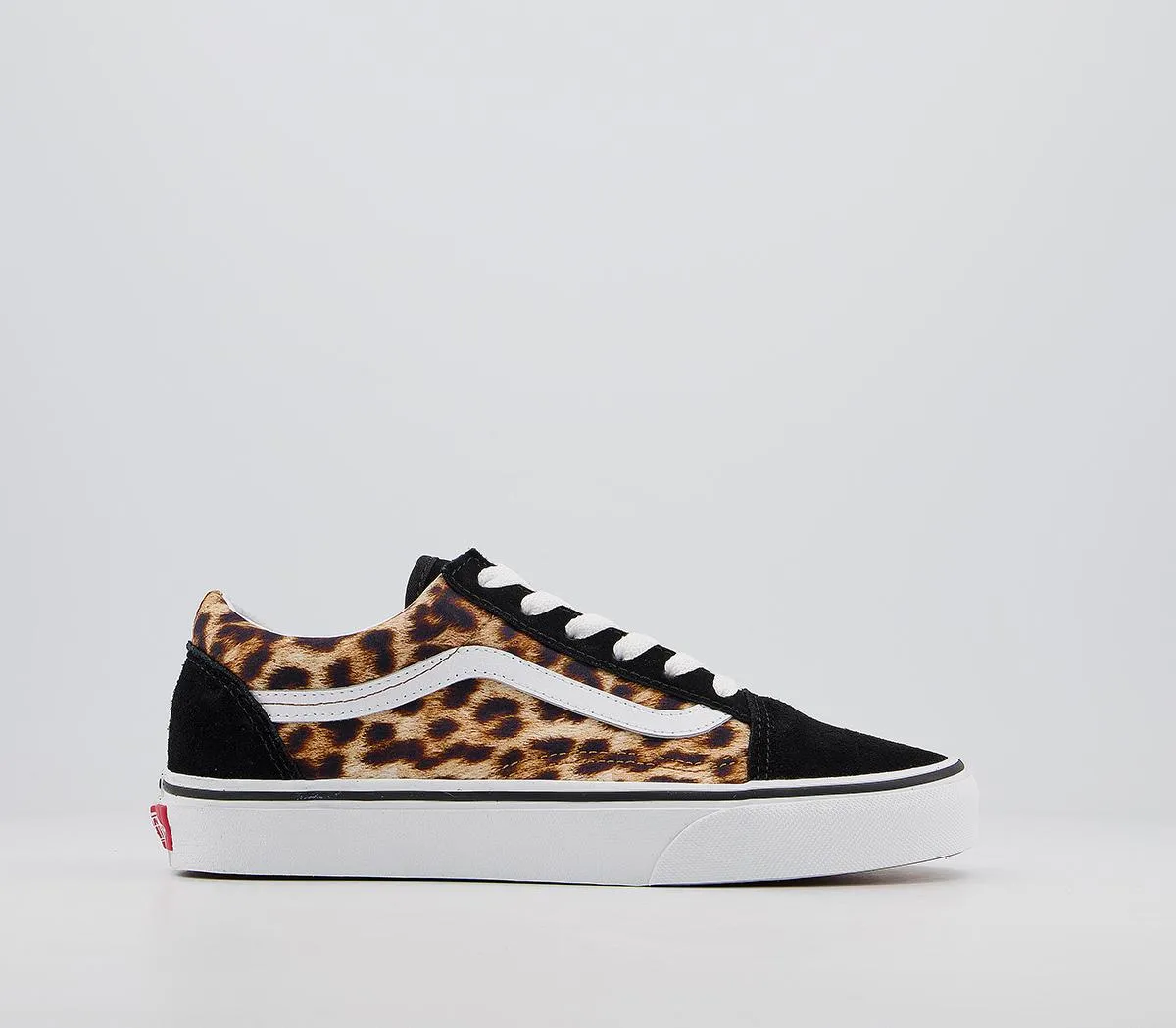 Vans - Old Skool Women's Trainers - Black / Leopard