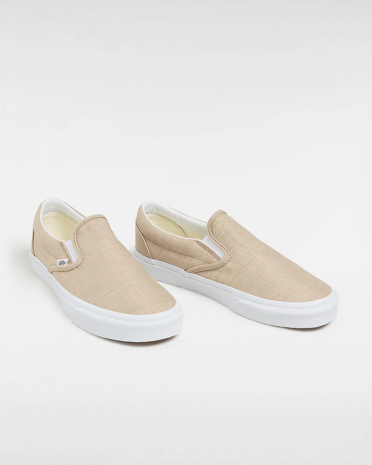 VANS Unisex Classic Slip-On Trainers - Summer Linen