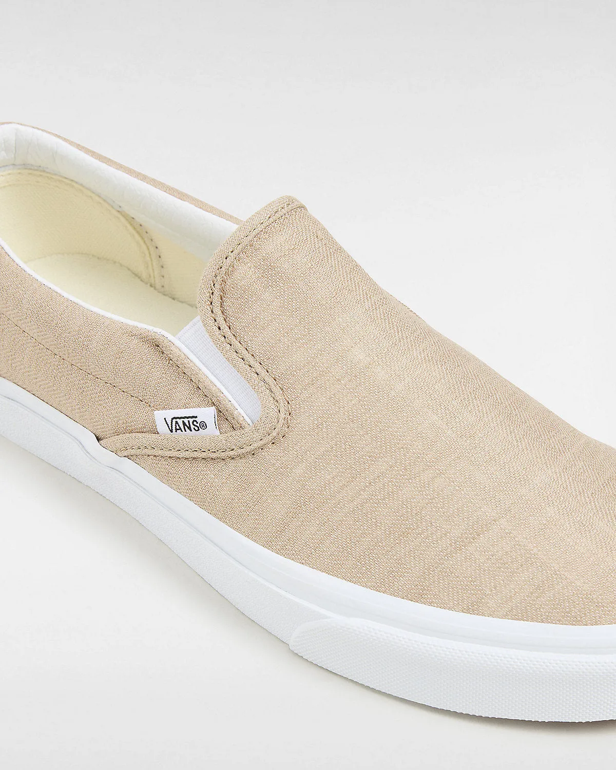 VANS Unisex Classic Slip-On Trainers - Summer Linen