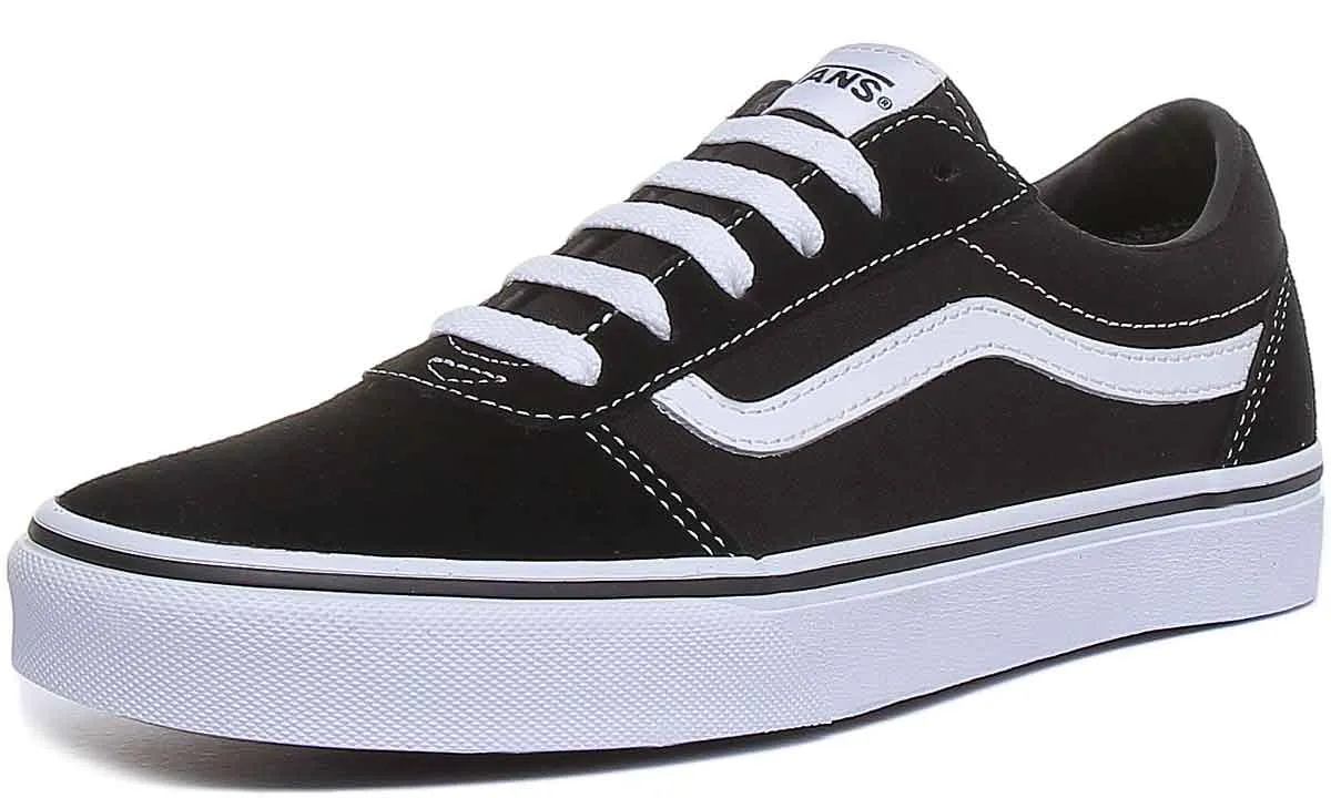 Vans Ward Youth In Black White