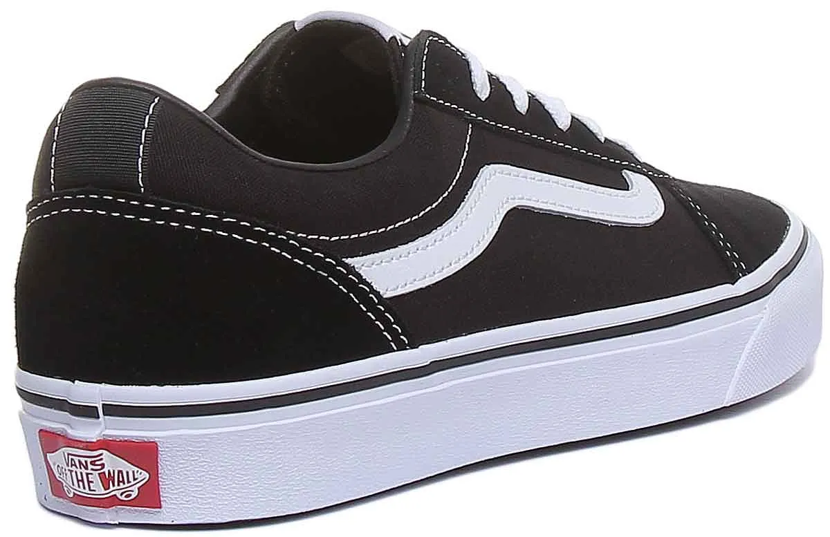 Vans Ward Youth In Black White