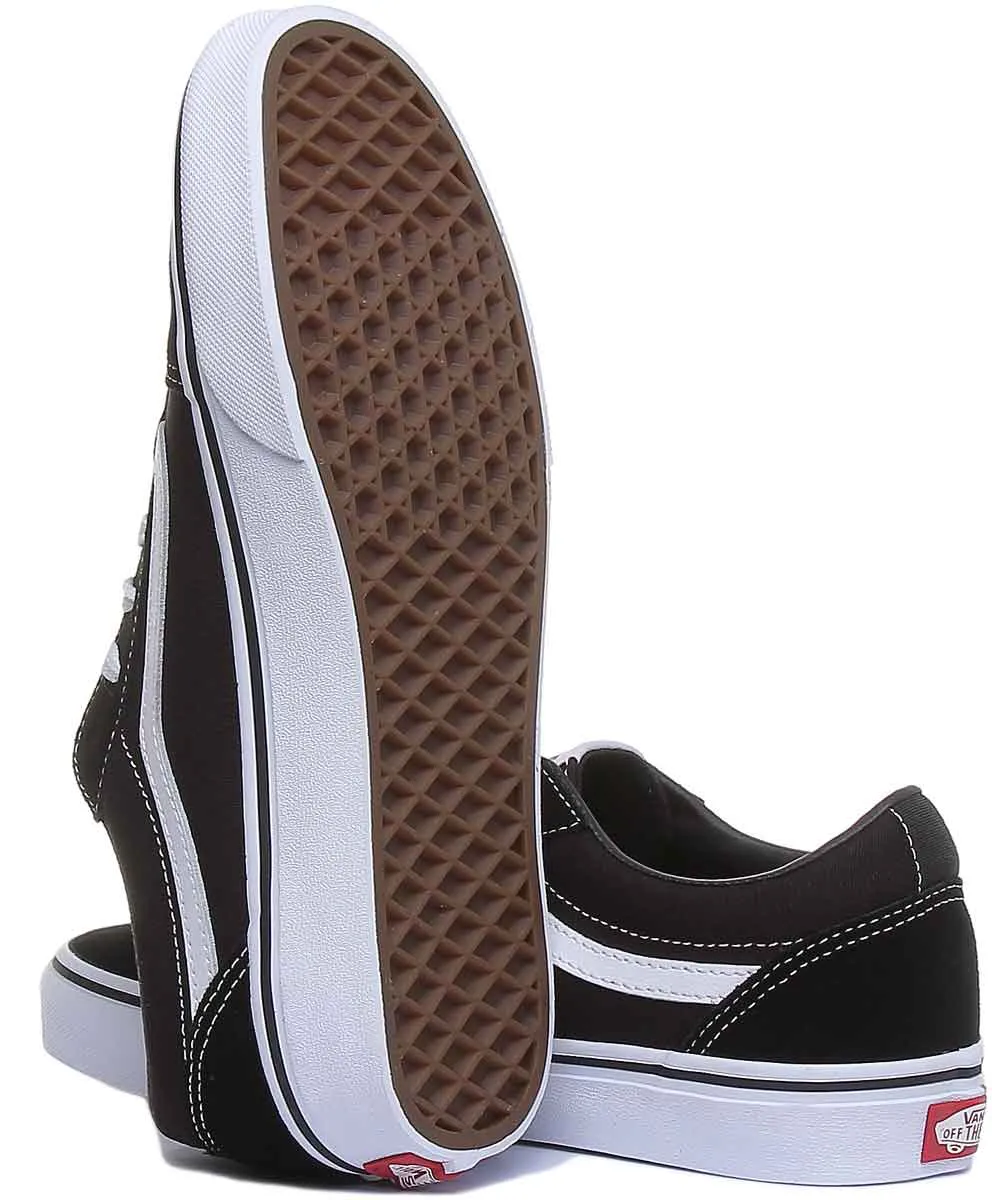 Vans Ward Youth In Black White