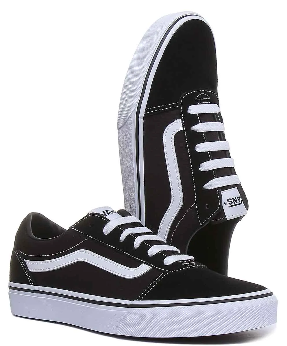 Vans Ward Youth In Black White
