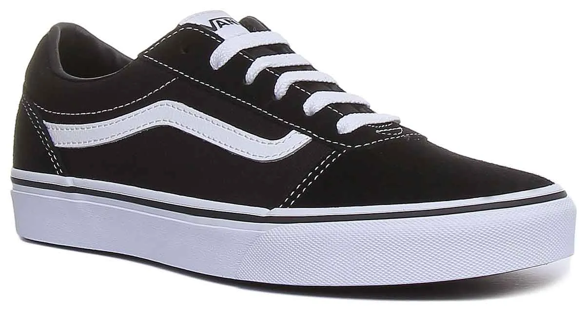 Vans Ward Youth In Black White